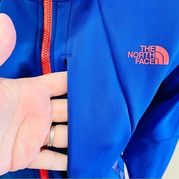 The North Face Blue Hooded Athletic Jacket Small - Picture 3 of 9